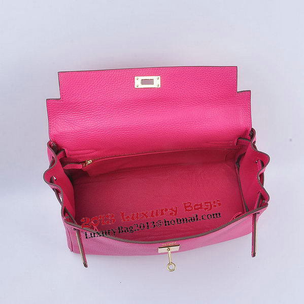 Hermes Kelly 32cm Shoulder Bags Rosy Grainy Leather Gold Hermes Kelly 32cm Shoulder Bags Rosy Grainy Leather Gold