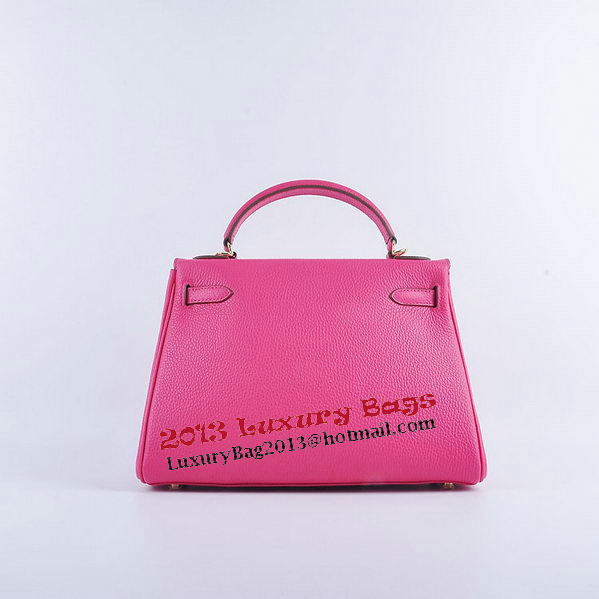 Hermes Kelly 32cm Shoulder Bags Rosy Grainy Leather Gold Hermes Kelly 32cm Shoulder Bags Rosy Grainy Leather Gold