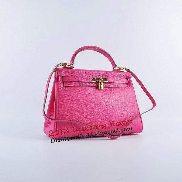Hermes Kelly 32cm Shoulder Bags Rosy Grainy Leather Gold Hermes Kelly 32cm Shoulder Bags Rosy Grainy Leather Gold