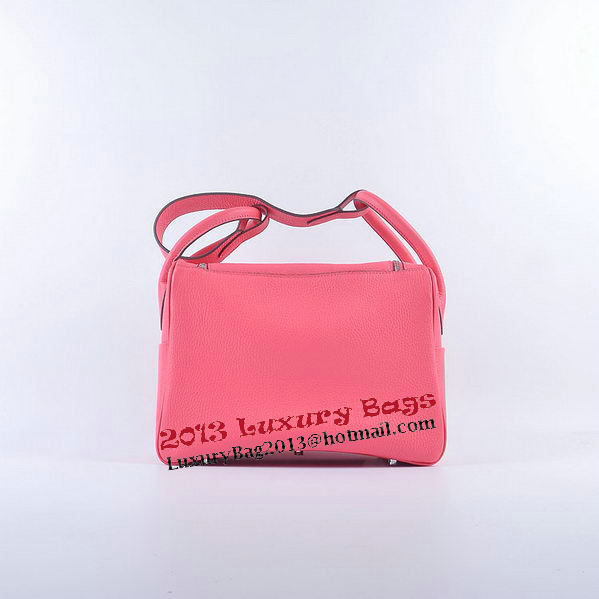 Hermes Lindy 30CM Grainy Leather Shoulder Bag H6207 Rose Hermes Lindy 30CM Grainy Leather Shoulder Bag H6207 Rose