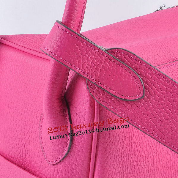 Hermes Lindy 30CM Grainy Leather Shoulder Bag H6207 Rosy Hermes Lindy 30CM Grainy Leather Shoulder Bag H6207 Rosy