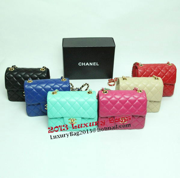 Chanel mini Classic Flap Bag Black Leather 1115 Gold Chain Chanel mini Classic Flap Bag Black Leather 1115 Gold Chain