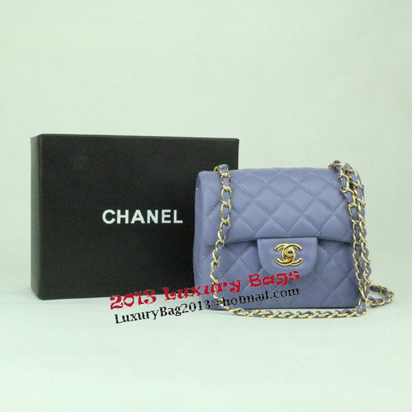 Chanel mini Classic Flap Bag Lavender Leather 1115 Gold Chain Chanel mini Classic Flap Bag Lavender Leather 1115 Gold Chain