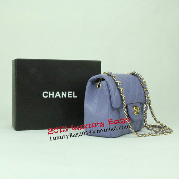 Chanel mini Classic Flap Bag Lavender Leather 1115 Gold Chain Chanel mini Classic Flap Bag Lavender Leather 1115 Gold Chain