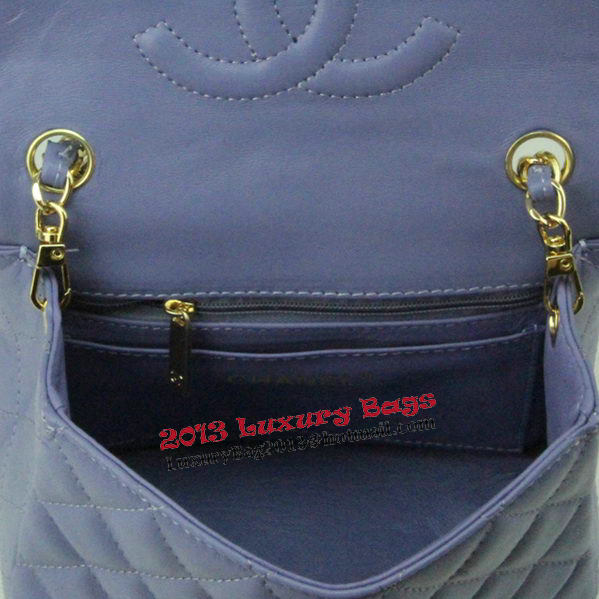 Chanel mini Classic Flap Bag Lavender Leather 1115 Gold Chain Chanel mini Classic Flap Bag Lavender Leather 1115 Gold Chain