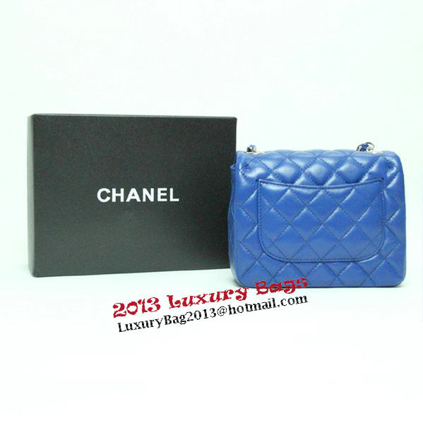 Chanel mini Classic Flap Bag Royal Leather 1115 Silver Chain Chanel mini Classic Flap Bag Royal Leather 1115 Silver Chain