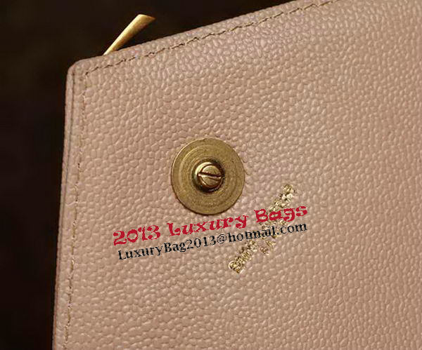 Saint Laurent Classic Monogramme Cannage Pattern Flap Bag Y5480 Apricot Saint Laurent Classic Monogramme Cannage Pattern Flap Bag Y5480 Apricot