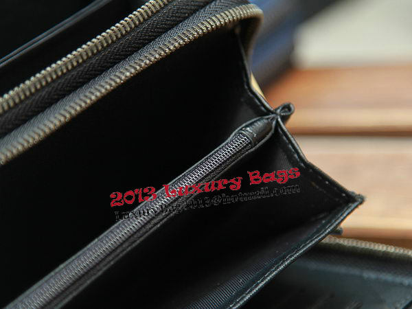 Bottega Veneta Intrecciato Calfskin Wallet BV1889 Black Bottega Veneta Intrecciato Calfskin Wallet BV1889 Black