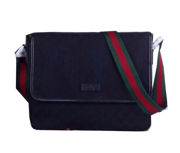 Gucci Medium Messenger Bag 233052 Black