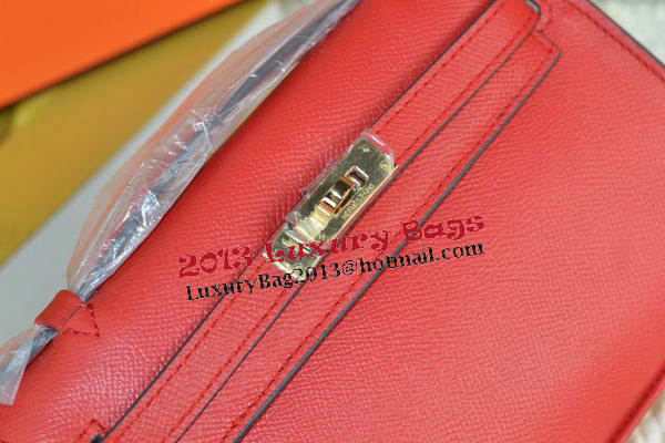 Hermes MINI Kelly 22cm Tote Bag Calfskin Leather Red Hermes MINI Kelly 22cm Tote Bag Calfskin Leather Red