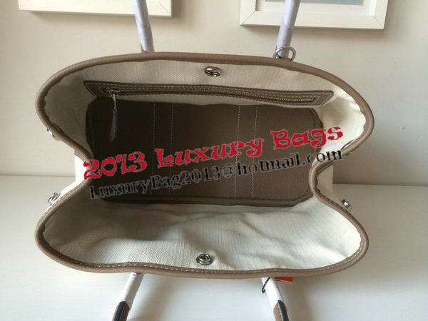 Hermes Garden Party 30CM Bag Canvas Leather H11S Grey Hermes Garden Party 30CM Bag Canvas Leather H11S Grey