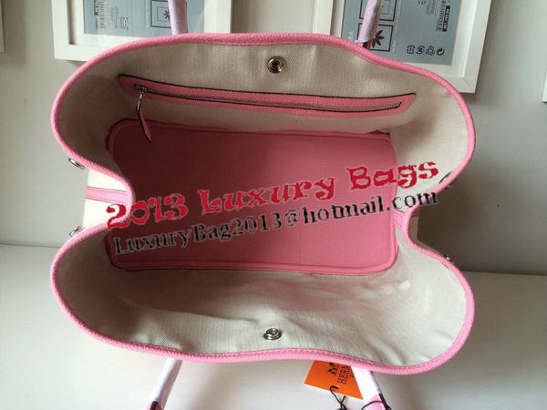 Hermes Garden Party 36CM Bag Canvas Leather H11M Pink Hermes Garden Party 36CM Bag Canvas Leather H11M Pink