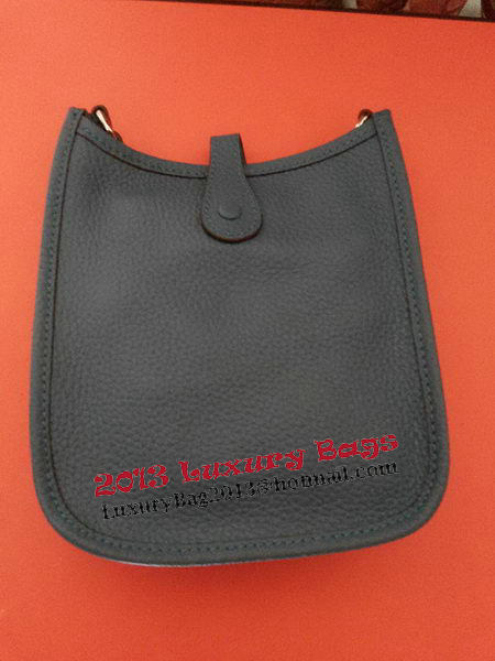 Hermes mini Evelyne Messenger Bag H1608S Dark Blue Hermes mini Evelyne Messenger Bag H1608S Dark Blue