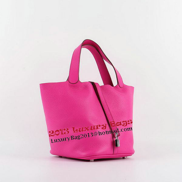 Hermes Picotin Lock MM Bag in Original Leather H8616 Rose Hermes Picotin Lock MM Bag in Original Leather H8616 Rose