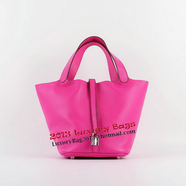 Hermes Picotin Lock MM Bag in Original Leather H8616 Rose Hermes Picotin Lock MM Bag in Original Leather H8616 Rose