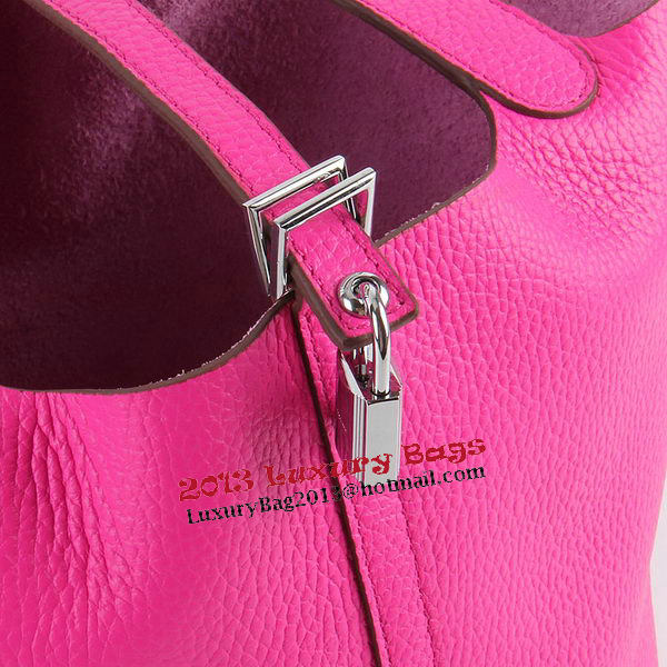 Hermes Picotin Lock MM Bag in Original Leather H8616 Rose Hermes Picotin Lock MM Bag in Original Leather H8616 Rose