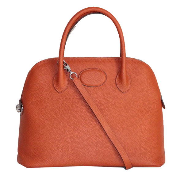 Hermes Bolide 37CM Calfskin Leather Tote Bags H509084 Orange
