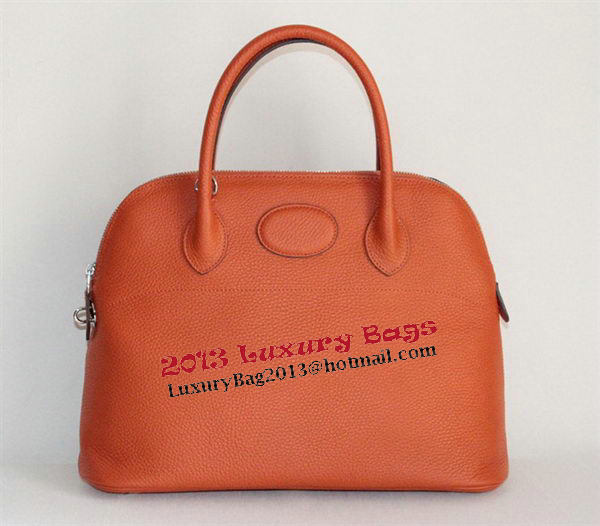 Hermes Bolide 37CM Calfskin Leather Tote Bags H509084 Orange Hermes Bolide 37CM Calfskin Leather Tote Bags H509084 Orange