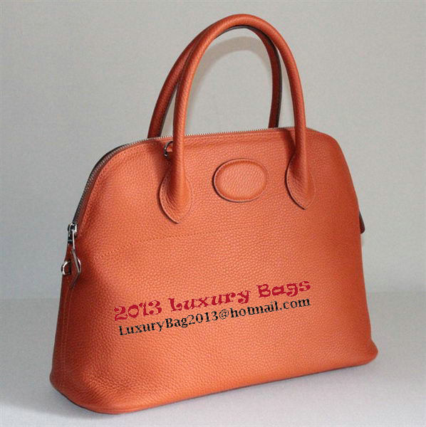 Hermes Bolide 37CM Calfskin Leather Tote Bags H509084 Orange Hermes Bolide 37CM Calfskin Leather Tote Bags H509084 Orange