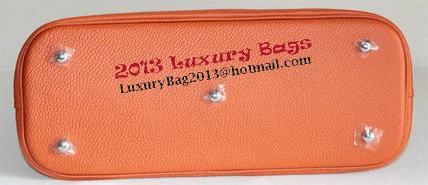 Hermes Bolide 37CM Calfskin Leather Tote Bags H509084 Orange Hermes Bolide 37CM Calfskin Leather Tote Bags H509084 Orange