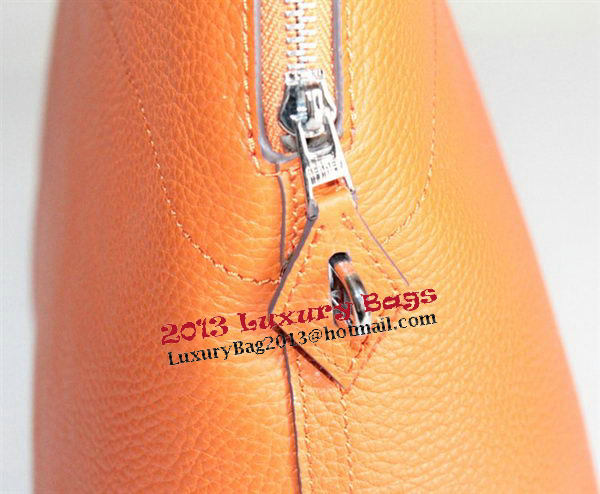 Hermes Bolide 37CM Calfskin Leather Tote Bags H509084 Orange Hermes Bolide 37CM Calfskin Leather Tote Bags H509084 Orange
