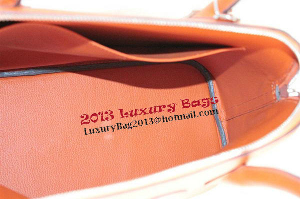 Hermes Bolide 37CM Calfskin Leather Tote Bags H509084 Orange Hermes Bolide 37CM Calfskin Leather Tote Bags H509084 Orange