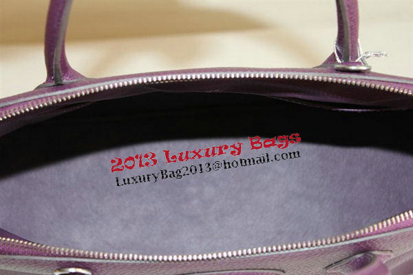 Hermes Bolide 37CM Calfskin Leather Tote Bags H509084 Purple
