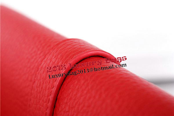 Hermes Jige Clutch Bag Calfskin Leather HQ864 Red Hermes Jige Clutch Bag Calfskin Leather HQ864 Red