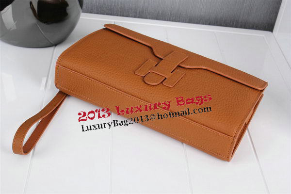 Hermes Jige Clutch Bag Calfskin Leather HQ8059 Wheat Hermes Jige Clutch Bag Calfskin Leather HQ8059 Wheat