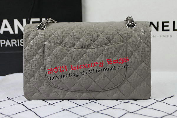Chanel 2.55 Series Bags Grey Cannage Pattern Leather CFA1112 Silver Chanel 2.55 Series Bags Grey Cannage Pattern Leather CFA1112 Silver