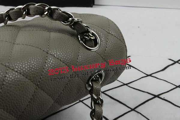 Chanel 2.55 Series Bags Grey Cannage Pattern Leather CFA1112 Silver Chanel 2.55 Series Bags Grey Cannage Pattern Leather CFA1112 Silver