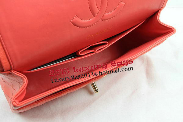 Chanel 2.55 Series Bags Orange Original Leather CFA1112 Gold Chanel 2.55 Series Bags Orange Original Leather CFA1112 Gold