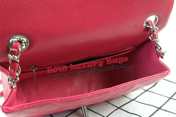 Chanel Classic MINI Flap Bag Rose Cannage Pattern CF1119 Silver Chanel Classic MINI Flap Bag Rose Cannage Pattern CF1119 Silver