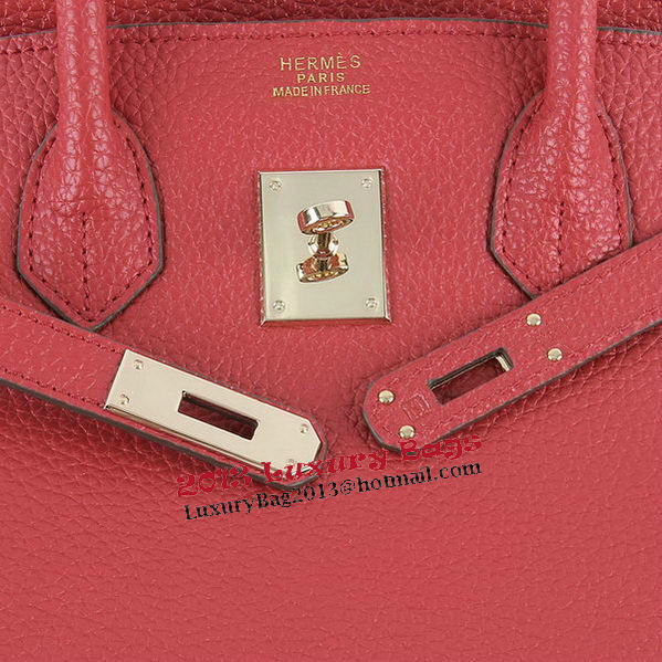 Hermes Birkin 35CM Tote Bags Red Grainy Leather H-35 Gold Hermes Birkin 35CM Tote Bags Red Grainy Leather H-35 Gold