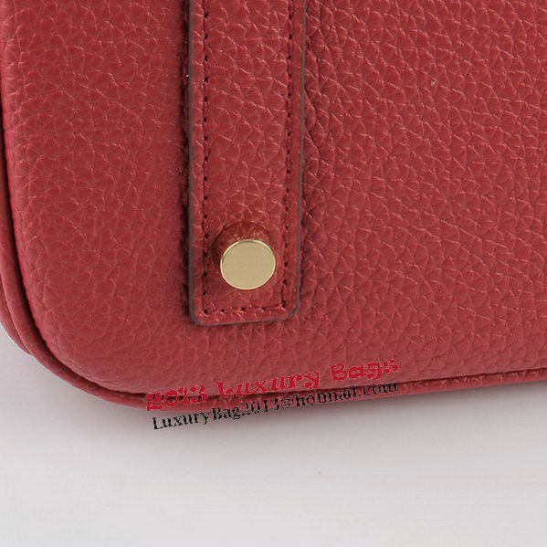 Hermes Birkin 35CM Tote Bags Red Grainy Leather H-35 Gold Hermes Birkin 35CM Tote Bags Red Grainy Leather H-35 Gold