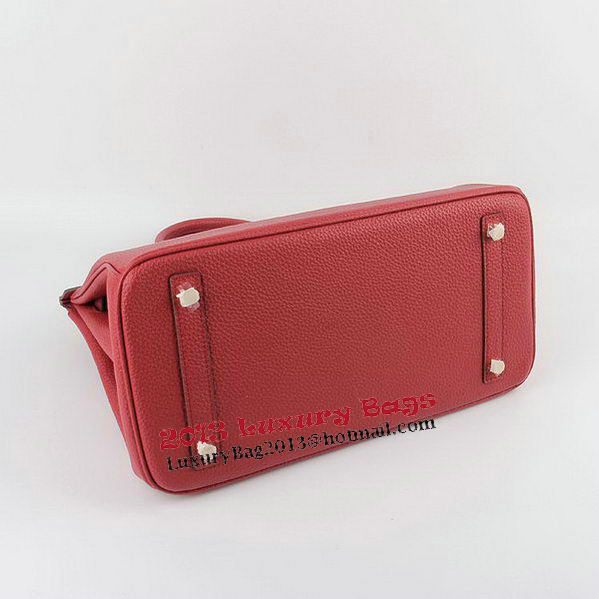 Hermes Birkin 35CM Tote Bags Red Grainy Leather H-35 Gold Hermes Birkin 35CM Tote Bags Red Grainy Leather H-35 Gold