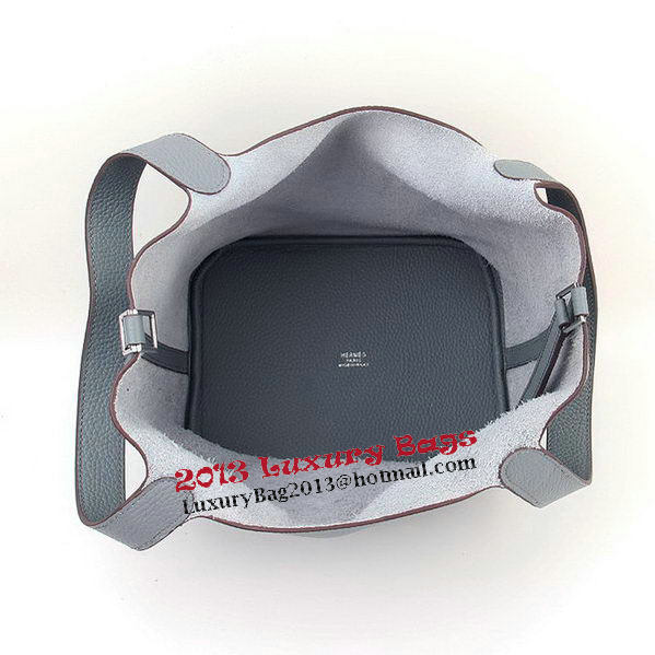 Hermes Picotin Lock MM Bags Clemence Leather H8616 Grey Hermes Picotin Lock MM Bags Clemence Leather H8616 Grey