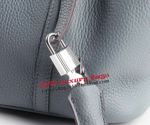 Hermes Picotin Lock MM Bags Clemence Leather H8616 Grey Hermes Picotin Lock MM Bags Clemence Leather H8616 Grey