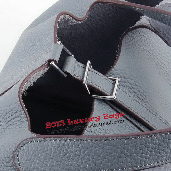 Hermes Picotin Lock MM Bags Clemence Leather H8616 Grey Hermes Picotin Lock MM Bags Clemence Leather H8616 Grey