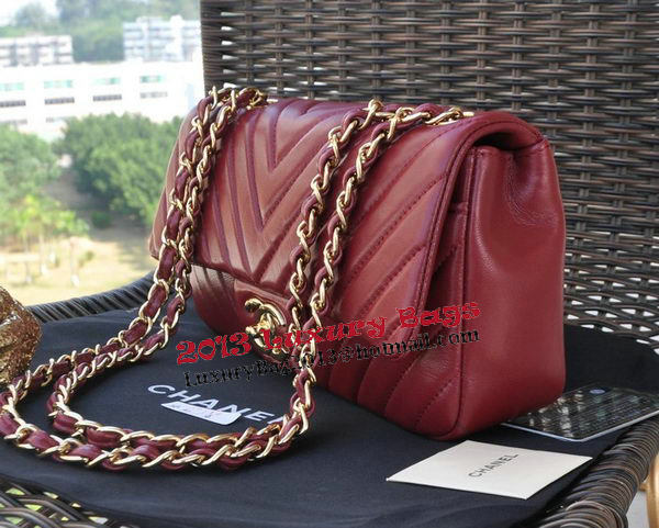 Chanel Classic Flap Bag Sheepskin Leather A92516 Burgundy Chanel Classic Flap Bag Sheepskin Leather A92516 Burgundy
