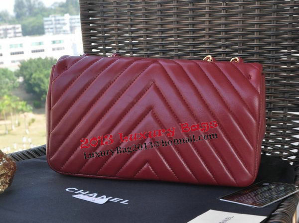 Chanel Classic Flap Bag Sheepskin Leather A92516 Burgundy Chanel Classic Flap Bag Sheepskin Leather A92516 Burgundy