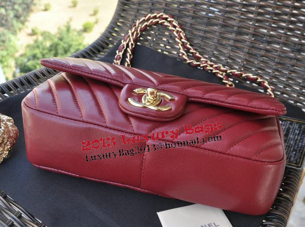 Chanel Classic Flap Bag Sheepskin Leather A92516 Burgundy Chanel Classic Flap Bag Sheepskin Leather A92516 Burgundy