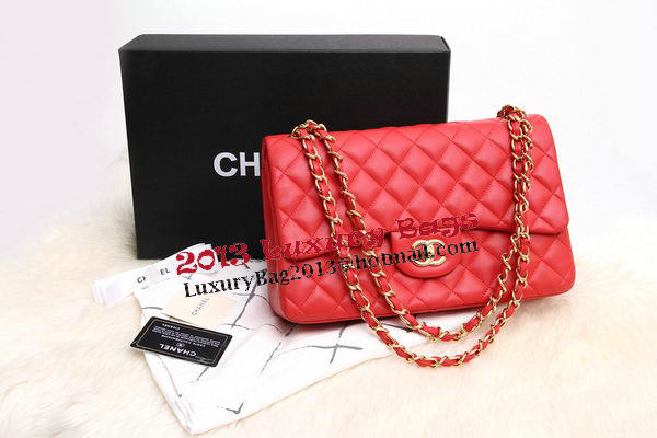 Chanel Jumbo Double Flaps Bags Original Lambskin Leather A36097 Red Chanel Jumbo Double Flaps Bags Original Lambskin Leather A36097 Red