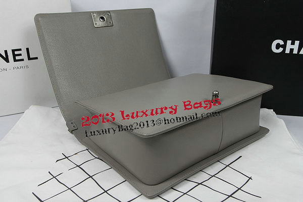 Boy Chanel Flap Shoulder Bag Original Cannage Pattern A67087 Grey Boy Chanel Flap Shoulder Bag Original Cannage Pattern A67087 Grey