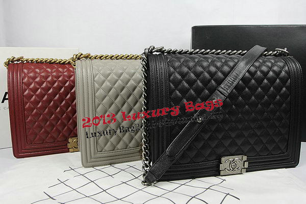 Boy Chanel Flap Shoulder Bag Original Cannage Pattern A67087 Grey Boy Chanel Flap Shoulder Bag Original Cannage Pattern A67087 Grey