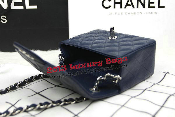 Chanel Classic MINI Flap Bag CF1115 Royal Cannage Pattern Silver Chanel Classic MINI Flap Bag CF1115 Royal Cannage Pattern Silver