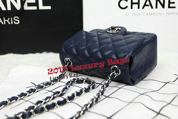 Chanel Classic MINI Flap Bag CF1115 Royal Cannage Pattern Silver Chanel Classic MINI Flap Bag CF1115 Royal Cannage Pattern Silver