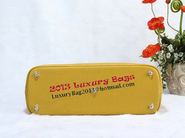 Hermes Bolide 37CM Calfskin Leather Tote Bags H509084 Yellow Hermes Bolide 37CM Calfskin Leather Tote Bags H509084 Yellow