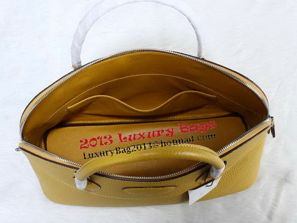 Hermes Bolide 37CM Calfskin Leather Tote Bags H509084 Yellow Hermes Bolide 37CM Calfskin Leather Tote Bags H509084 Yellow