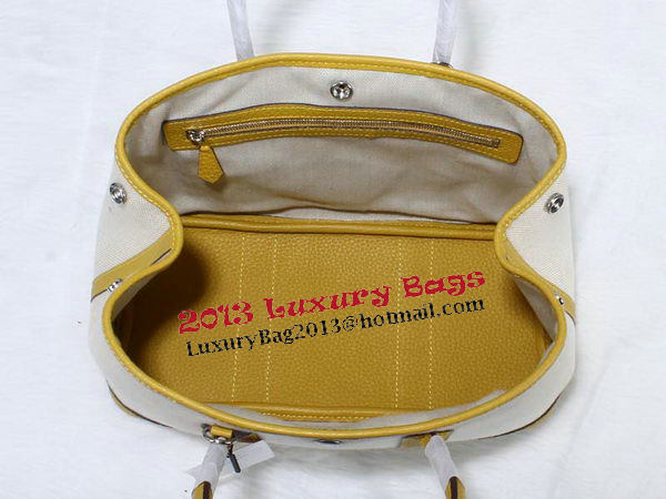 Hermes Garden Party 30cm Tote Bag Canvas Yellow Hermes Garden Party 30cm Tote Bag Canvas Yellow